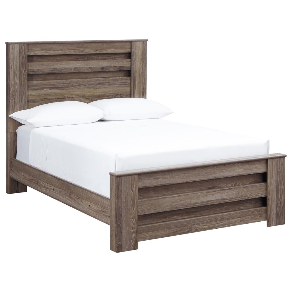 Ashley Zelen 3-Piece Queen Bedroom Set in Warm Gray, , large
