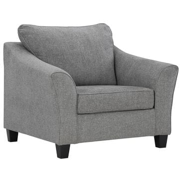 Ashley Mathonia Oversized Chair in Smoke, , large
