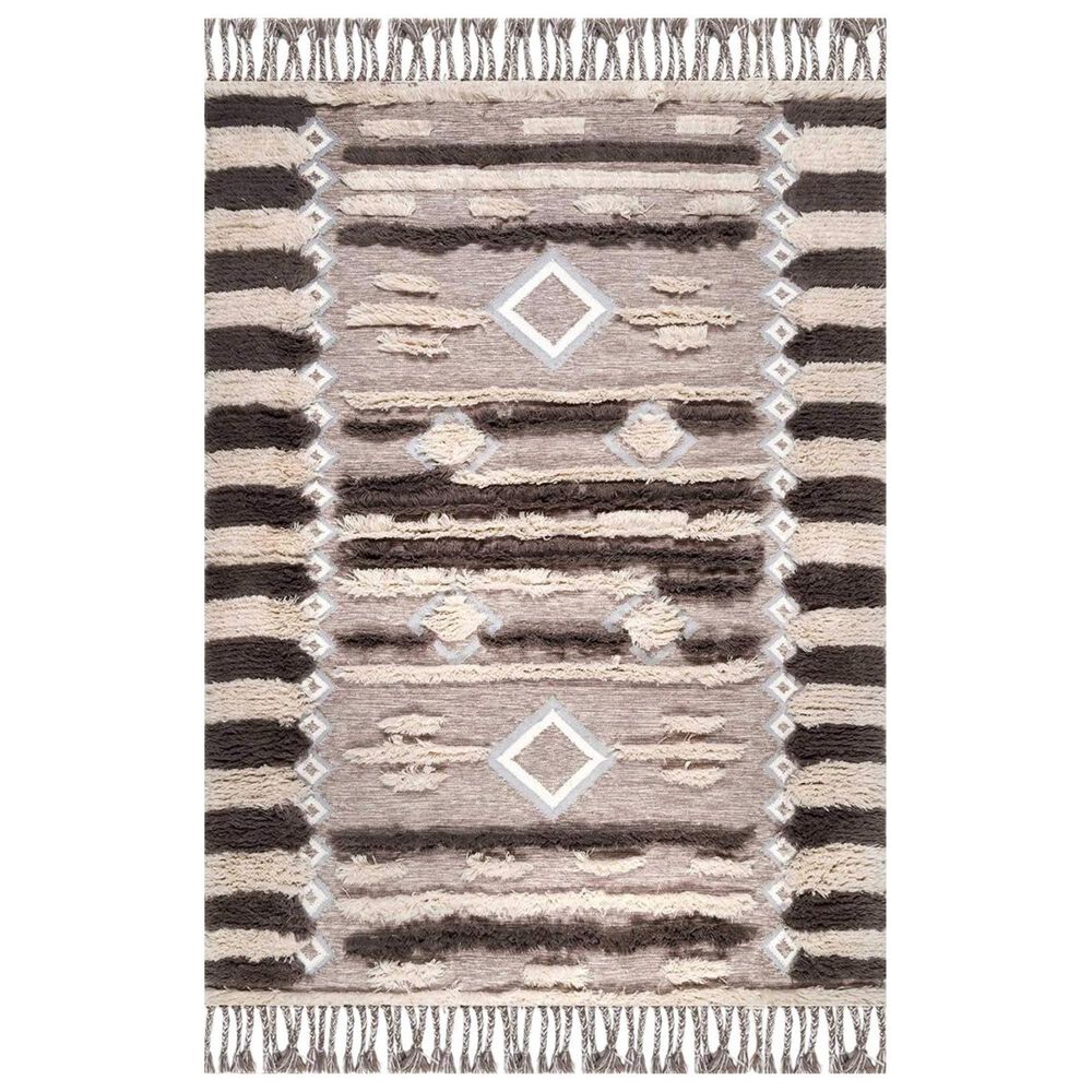 nuLOOM Karimme MTKM01A 7'7" x 9'6" Brown Area Rug, , large