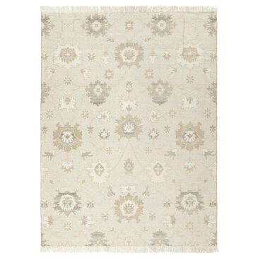 Ashley Calkin 8" x 10" Linen, Gray and Caramel Area Rug, , large