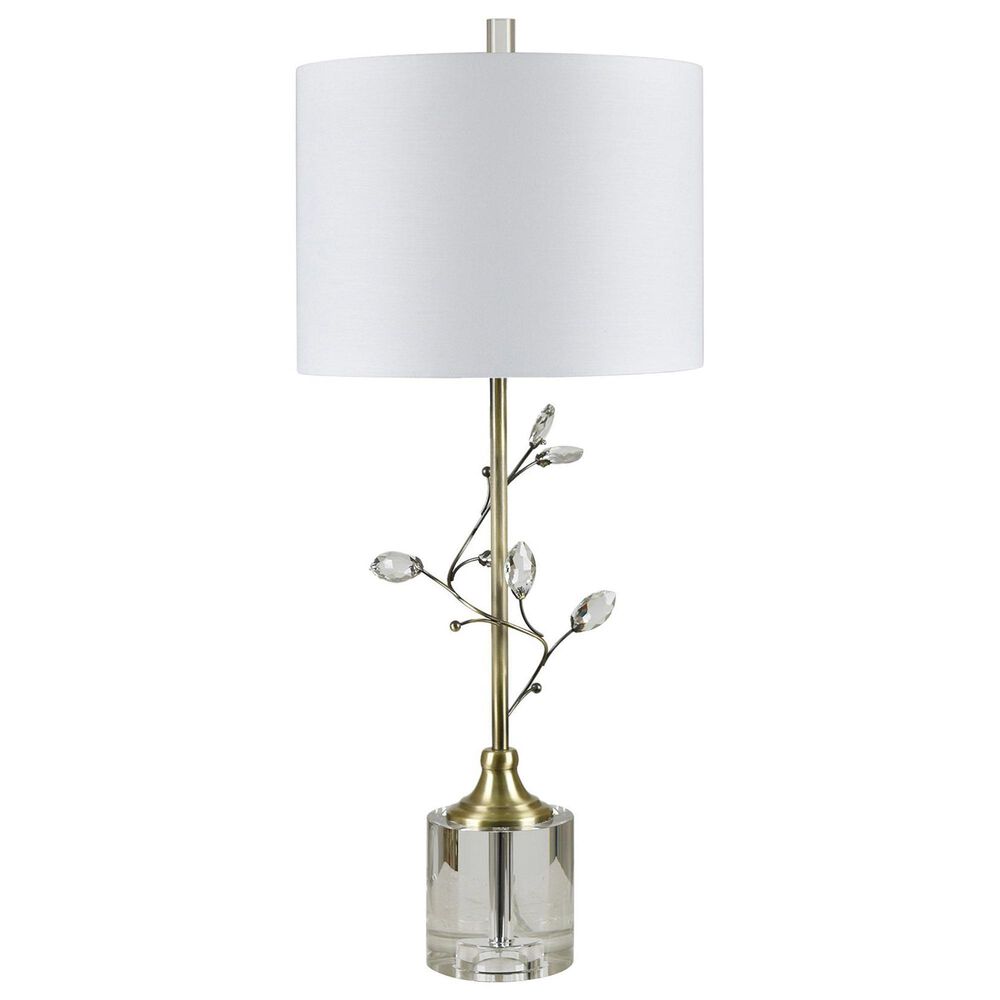 Crestview Collection Sparkle Table Lamp in Polished Brass, , large