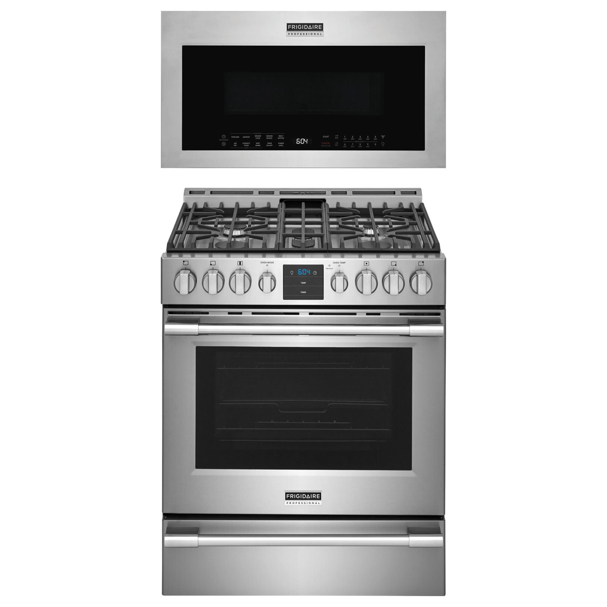 Frigidaire professional shop stove gas