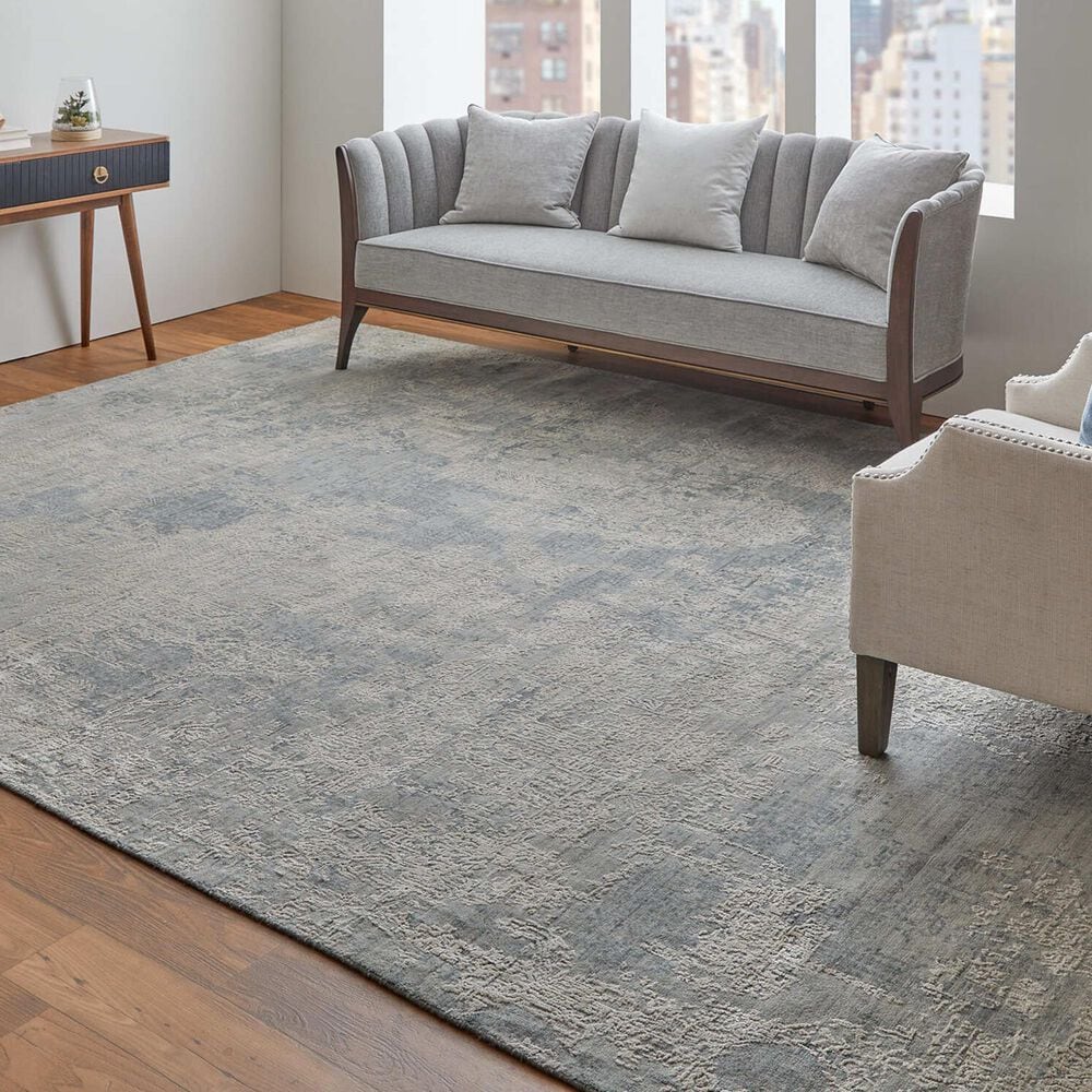 Feizy Eastfield 6989F 12&#39; x 15&#39; Gray Area Rug, , large