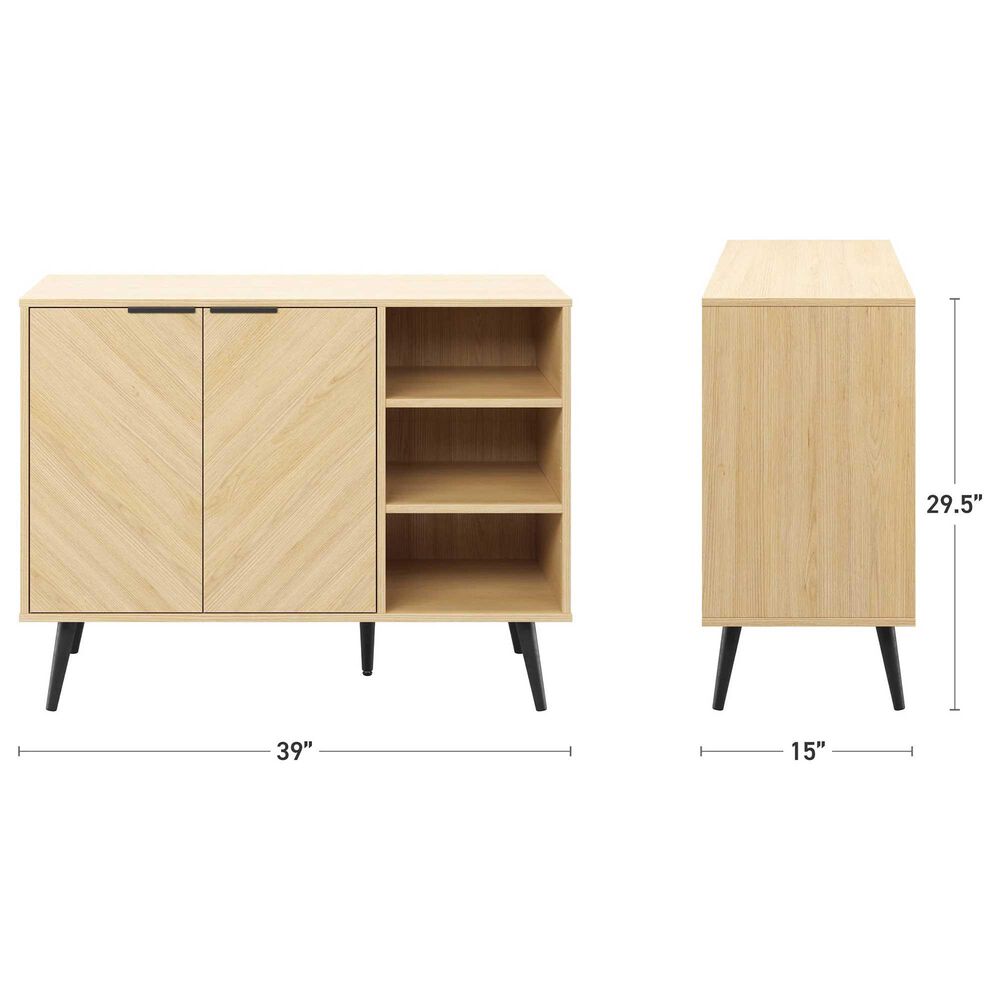 CorLiving Himari Sideboard Buffet in Light Brown NFM