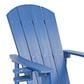 Hearth and Haven Outdoor Lounge Chair with Cup Holder in Navy Blue, , large
