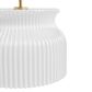 Hunter Harlowe Jasmine Roth 1-Light Pendant in Luxe Gold, , large