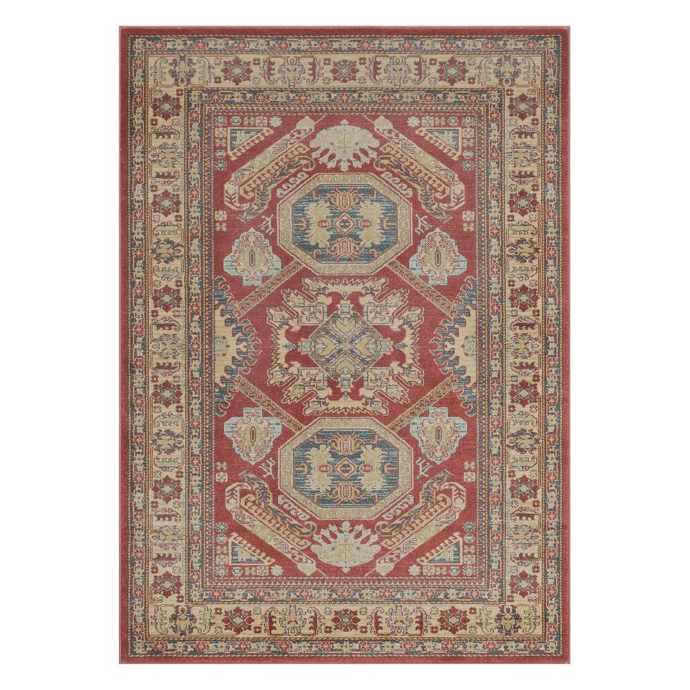 Momeni Ghanzi GZ-02 7"10" x 9"10" Red Area Rug, , large