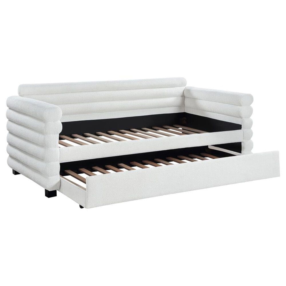 Pacific Landing Patricia Daybed with Trundle in White, , large