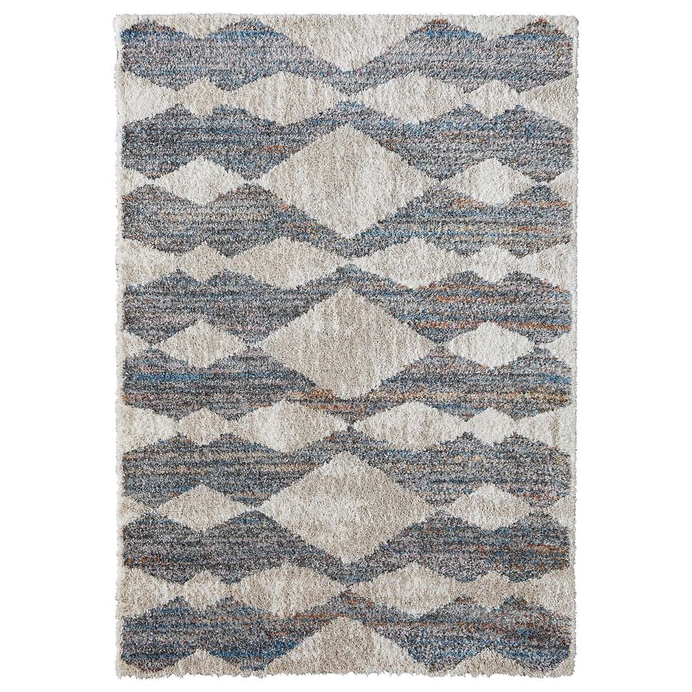 Feizy Mynka 39IFF 2" x 3" Gray and Multicolor Area Rug, , large