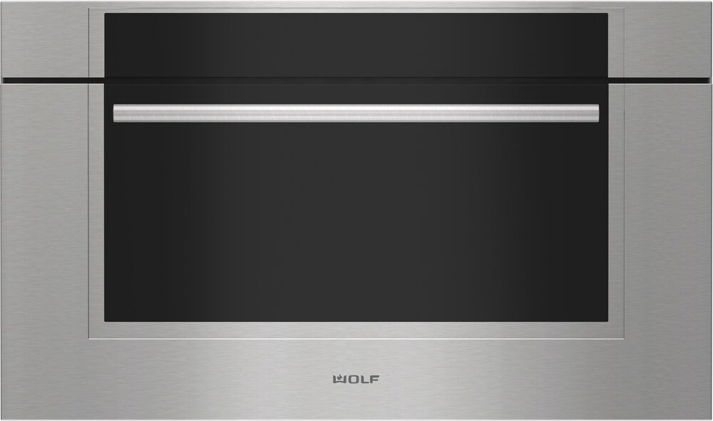 Wolf Appliances 1.6 Cu. Ft. M Series Transitional Drop-Down Door Microwave Oven in Stainless Steel, , large
