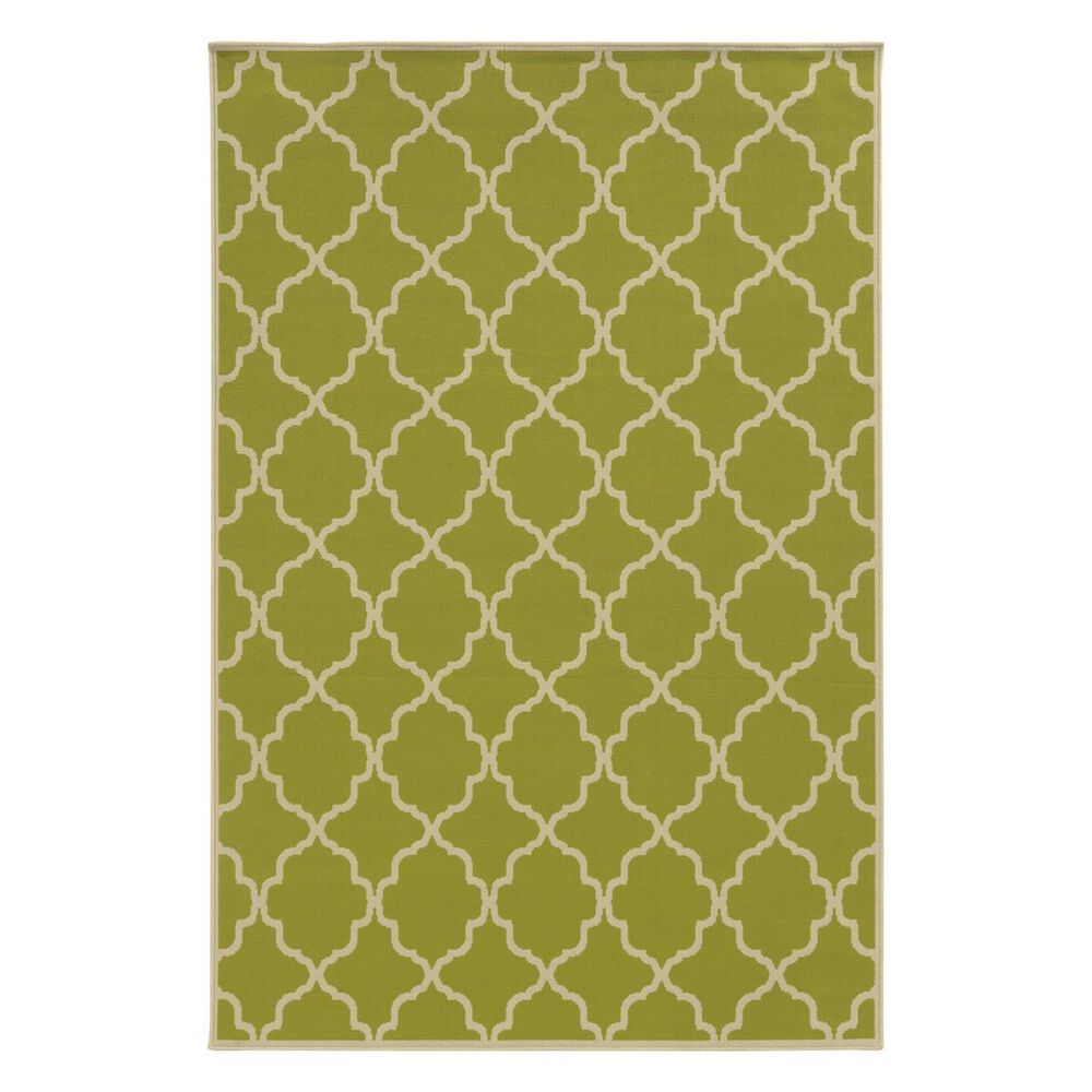 Oriental Weavers Riviera 4770M 1"9" x 3"9" Green Scatter Rug, , large