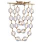 Golden Lighting Pearla 34" LED Pendant in Brushed Champagne Bronze, , large
