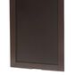 Baxton Studio Millard Wall Mount Folding Desk in Dark Brown, , large