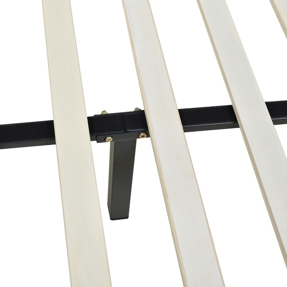 Jennifer Taylor Home Aspen Queen Upholstered Platform Bed in Satin Teal, , large