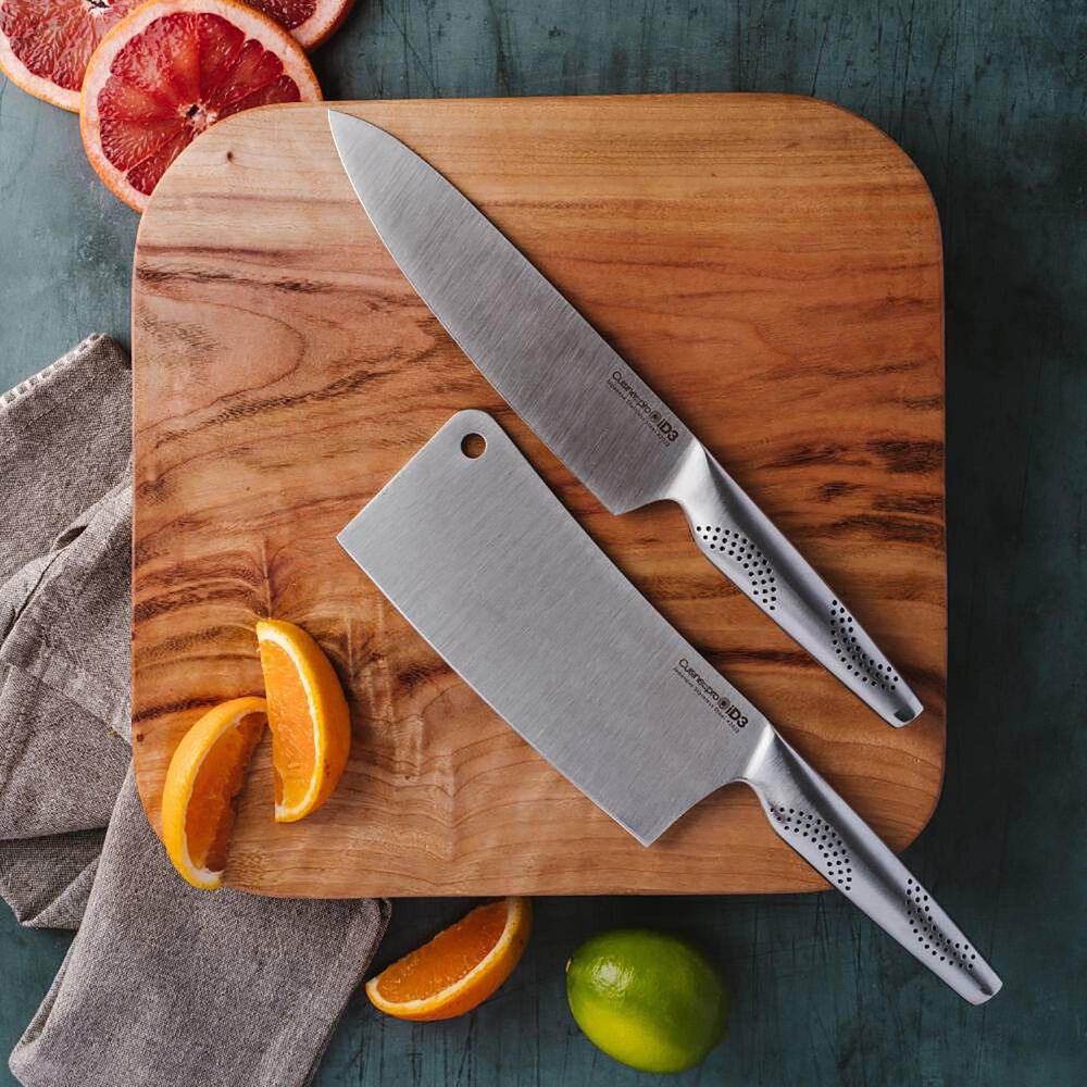 Power A iD3 Tora 7-Piece Knife Block Set in Stainless Steel, , large