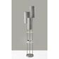 Adesso Trio Shelf Floor Lamp in Brushed Steel, , large