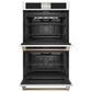 Cafe 2-Piece Kitchen Package with Matte White 30" Smart Built-In Convection Double Wall Oven and Stainless Steel 30" Electric Cooktop, , large