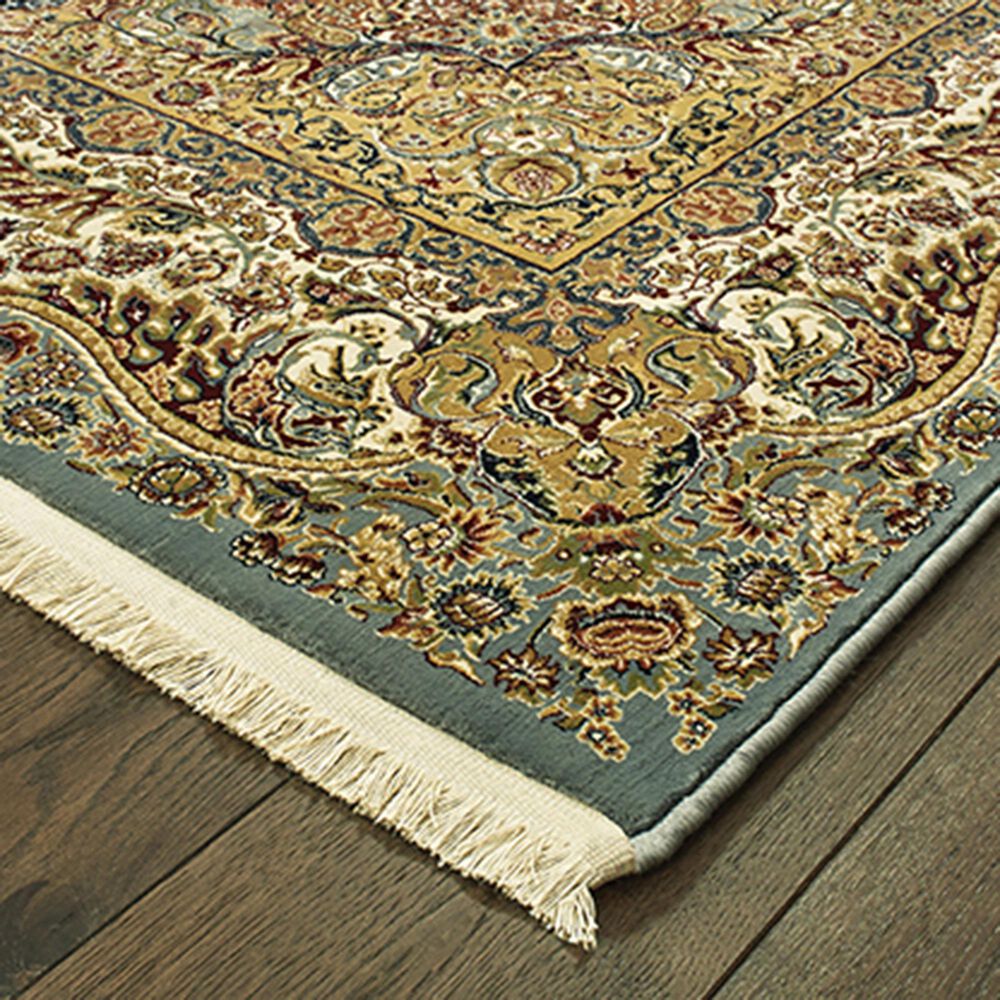 Oriental Weavers Masterpiece 502L 9&#39;10&quot; x 12&#39;10&quot; Blue Area Rug, , large
