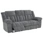 Ashley Tip-Off Power Reclining Sofa in Slate, , large