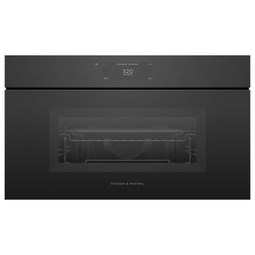 Fisher & Paykel 1.7 Cu. Ft. Minimal Compact Convection Speed Oven in Soft Black, , large