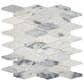 Marazzi Sublimity Cirrus Storm 2" x 3" Elongated Hexagon on 11" x 12" Natural Stone Mosaic Sheet, , large