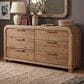 Urban Home Kione Dresser and Mirror in Brown, , large
