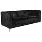 Titanic Furniture Austin Stationary Sofa in Black Velvet, , large
