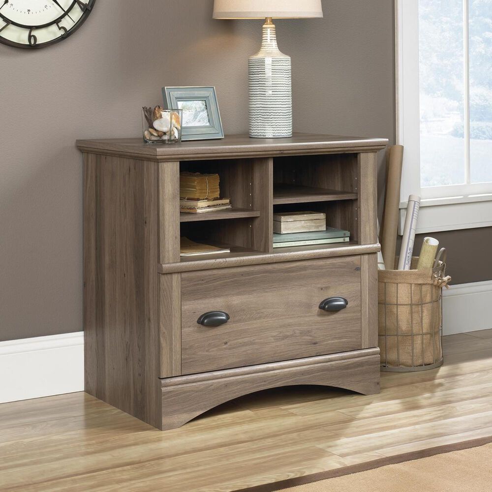 Sauder Harbor View Lateral File in Salt Oak, , large