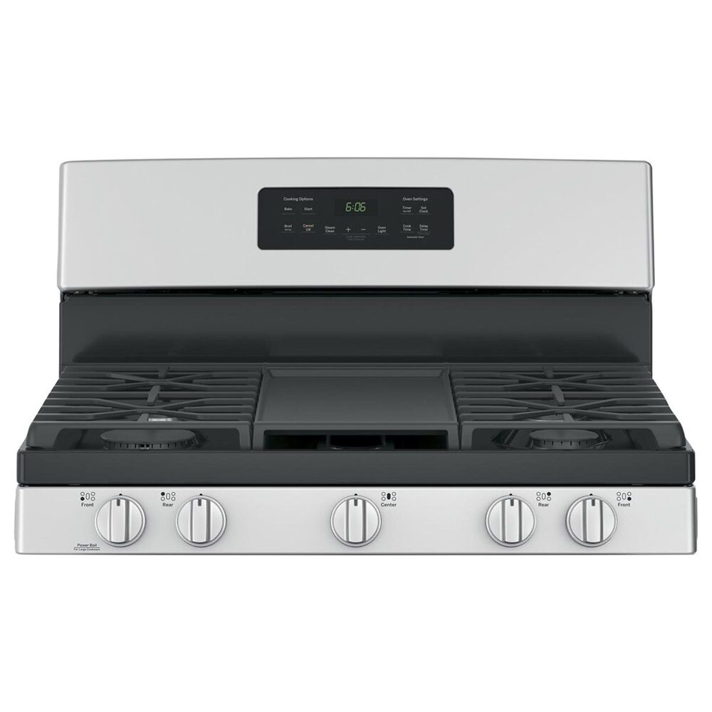 GE Appliances 5.0 Cu. Ft. Freestanding Gas Range in Stainless Steel, , large