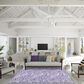 Dalyn Rug Company Seabreeze Geometric 5" x 7"6" Lavender Area Rug, , large