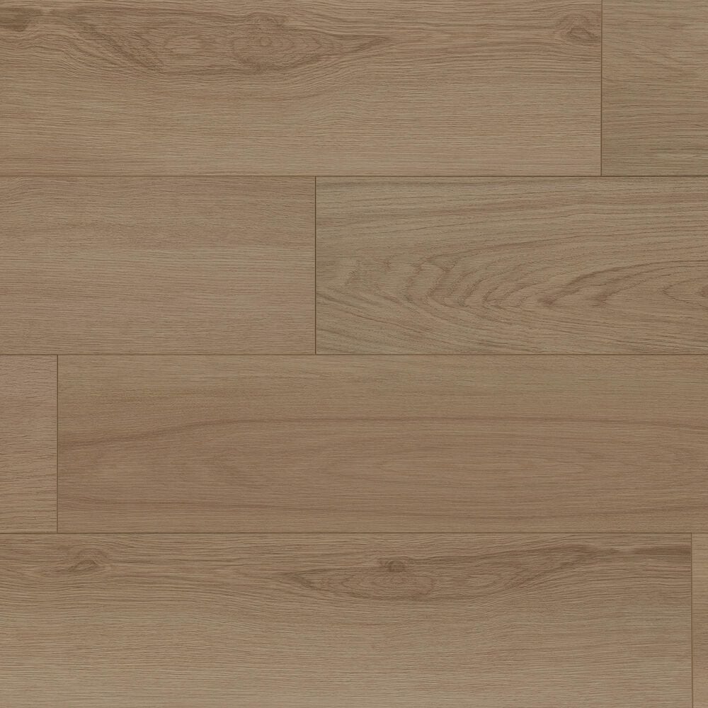 Paramount Brushed Oak Latte 7" x 48" Vinyl Plank, , large