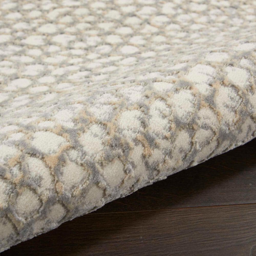 Nourison Joli 8&#39;6&quot; x 11&#39;6&quot; Ivory, Beige and Grey Area Rug, , large