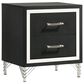 Coaster Tisdall and Lucia 5-Piece Eastern King Bedroom Set in Black and Chrome, , large