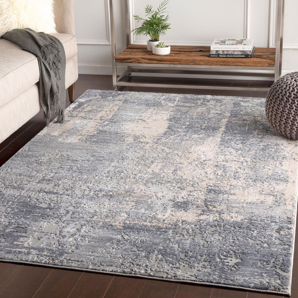 Surya Alpine 6&#39;7&quot; x 9&#39;6&quot; Gray, Charcoal, Light Gray and Taupe Area Rug, , large