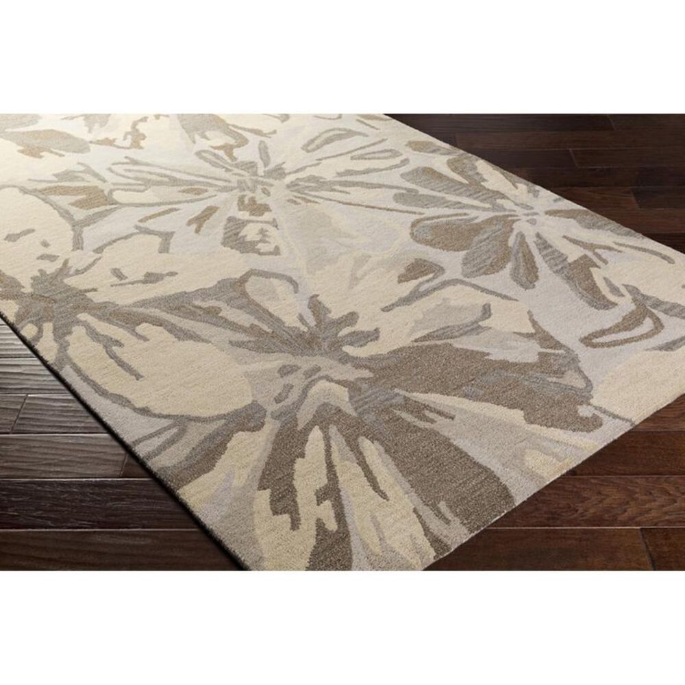 Surya Athena ATH-5148 2' x 3' Gray, Khaki and Brown Area Rug, , large