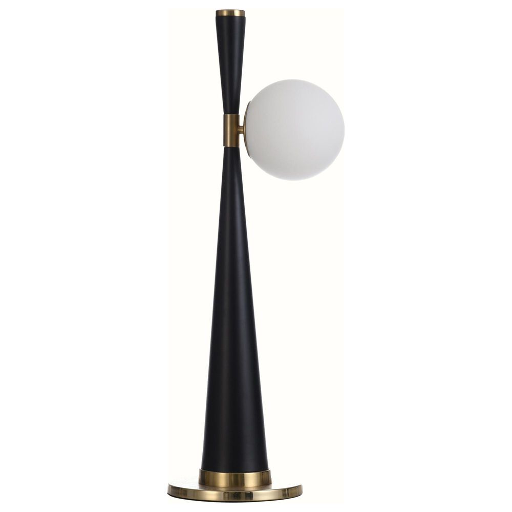 Flair Industries Accent Lamp in Brigg Gold and Black, , large