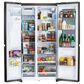 LG 27.1 Cu. Ft. Side-by-Side Refrigerator in Black Stainless Steel, , large