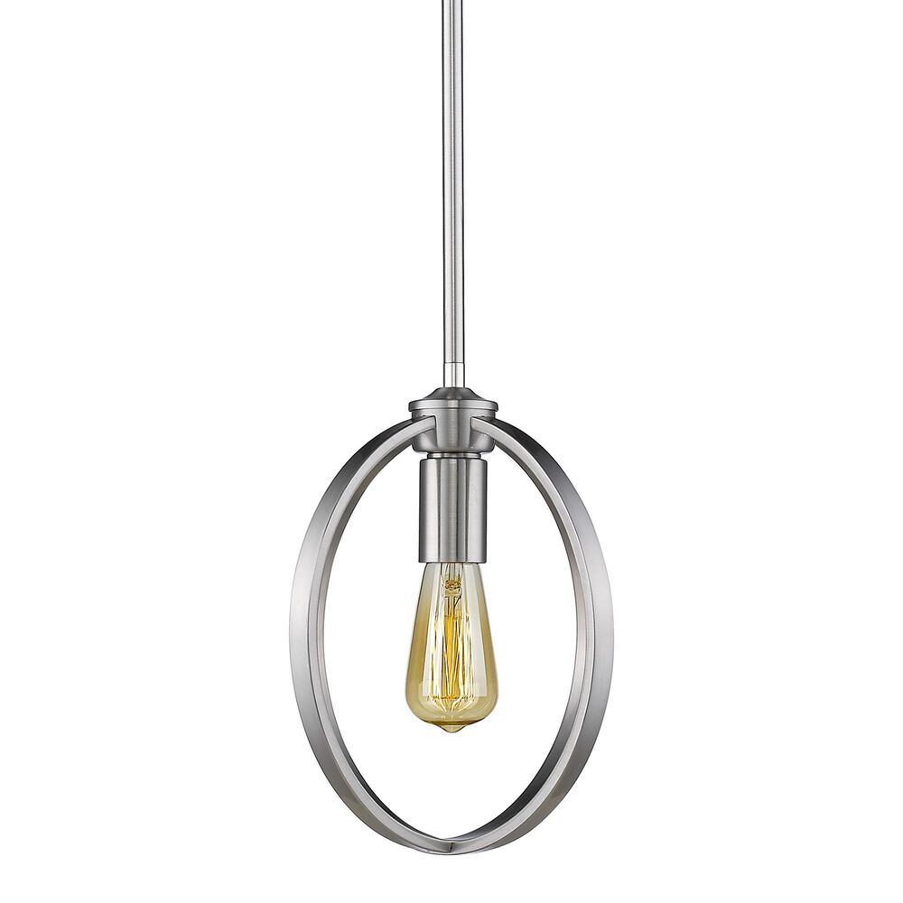 Golden Lighting Colson 1-Light Mini Pendant in Pewter, , large