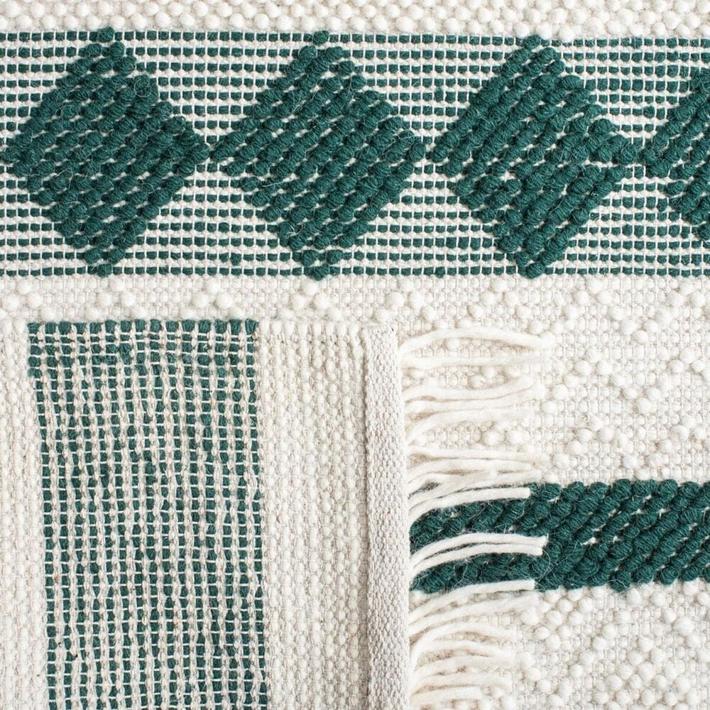 Safavieh Natura 2&#39;3&quot; x 9&#39; Ivory and Green Runner, , large
