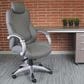 Regal Co. Executive Chair with Gray Cushion in Silver, , large
