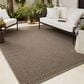 Loloi II Providence 5" x 7"7" Natural and Graphite Indoor/Outdoor Area Rug, , large