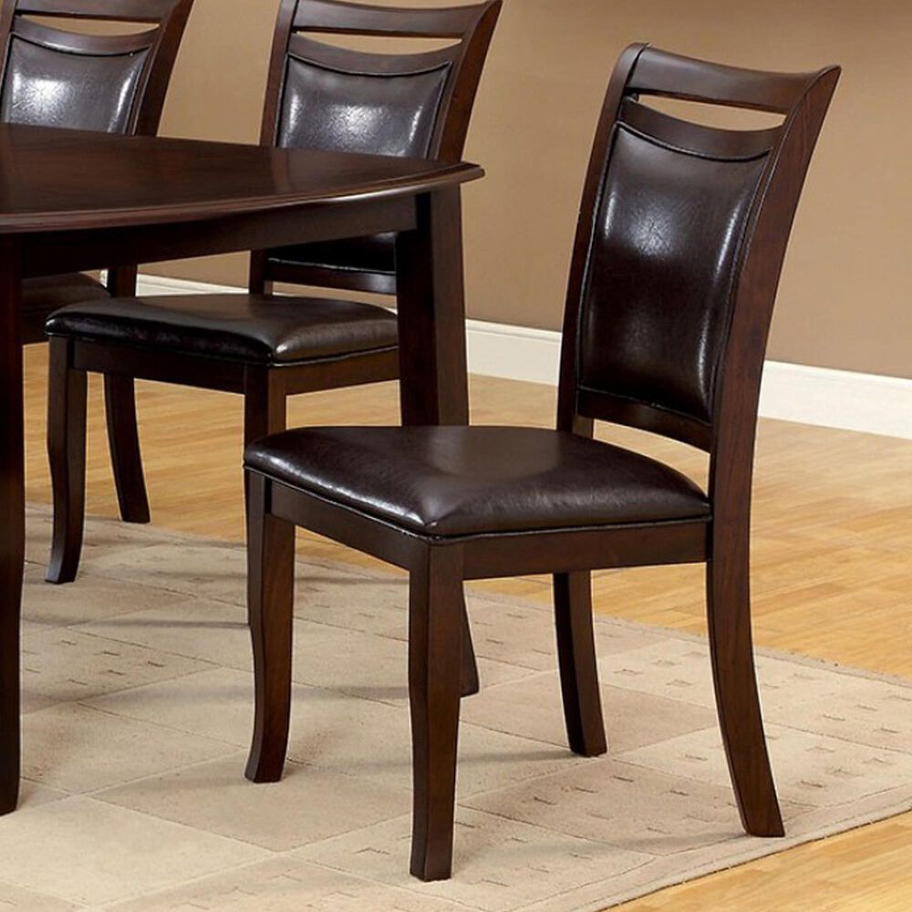 Furniture of America Sharp Dining Chair in Espresso &#40;Set of 2&#41;, , large