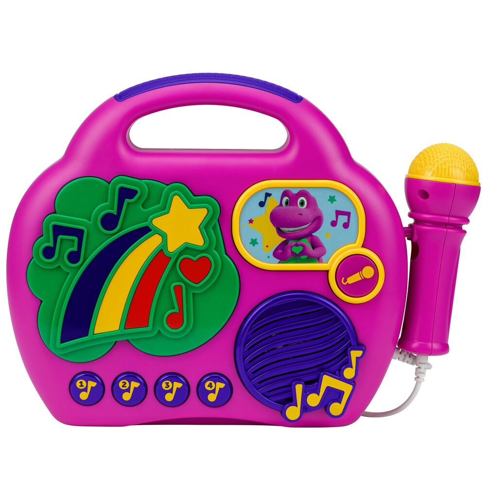 KIDdesigns Sing-Along Boombox for Kids in Purple, , large