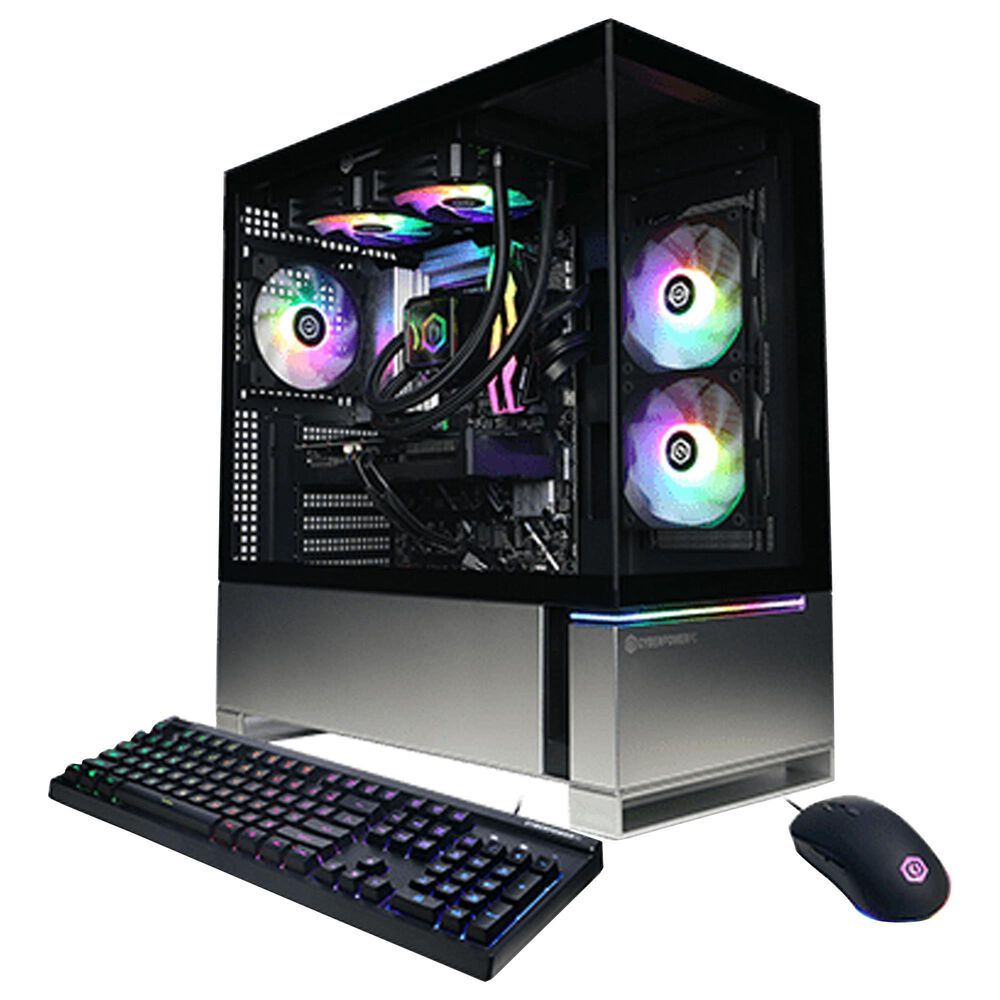 CyberPowerPC Gamer Supreme Gaming Desktop| Intel Core Ultra 7 265KF - 32GB RAM - AMD Radeon RX 9070 XT Graphics - 2TB SSD in Black, , large