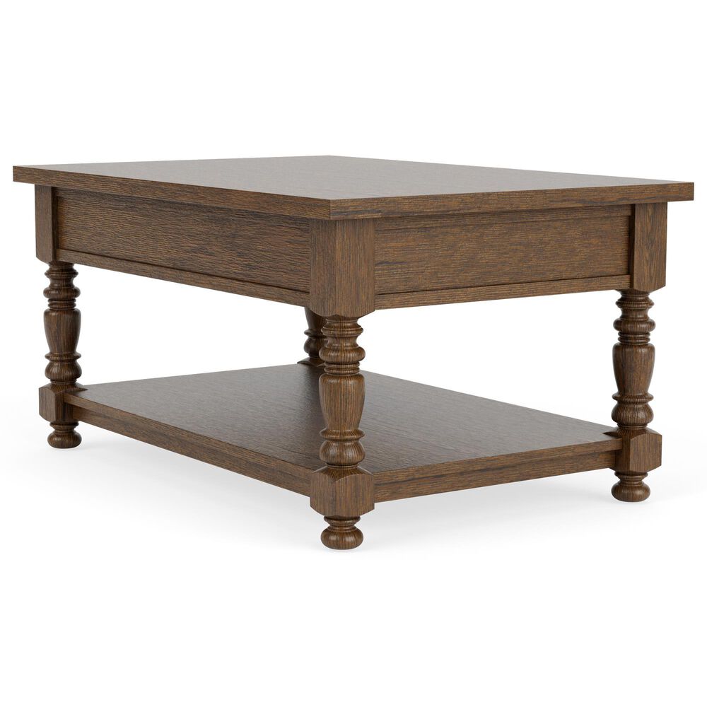 Riverside Furniture Eastlake Rectangle Cocktail Table in Whiskey Oak, , large