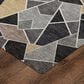 Dalyn Rug Company Kenner KN8 Black 3" x 5" Area Rug, , large