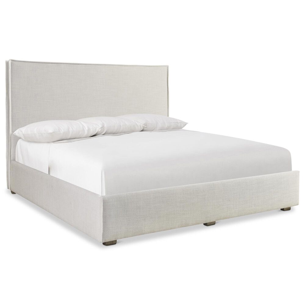 Bernhardt Sawyer Queen Upholstered Storage Bed in White, , large