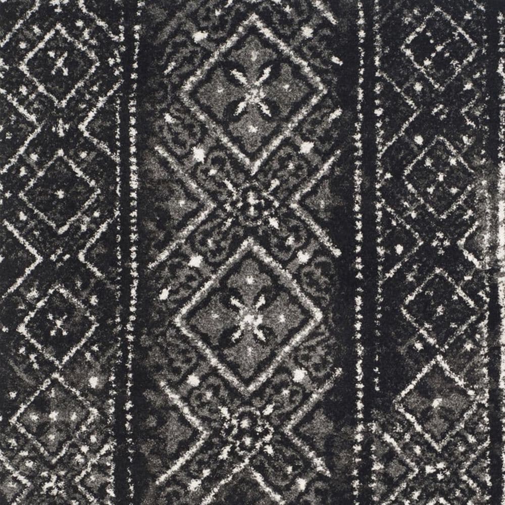 Safavieh Adirondack ADR111C 4&#39; Square Black and Silver Area Rug, , large