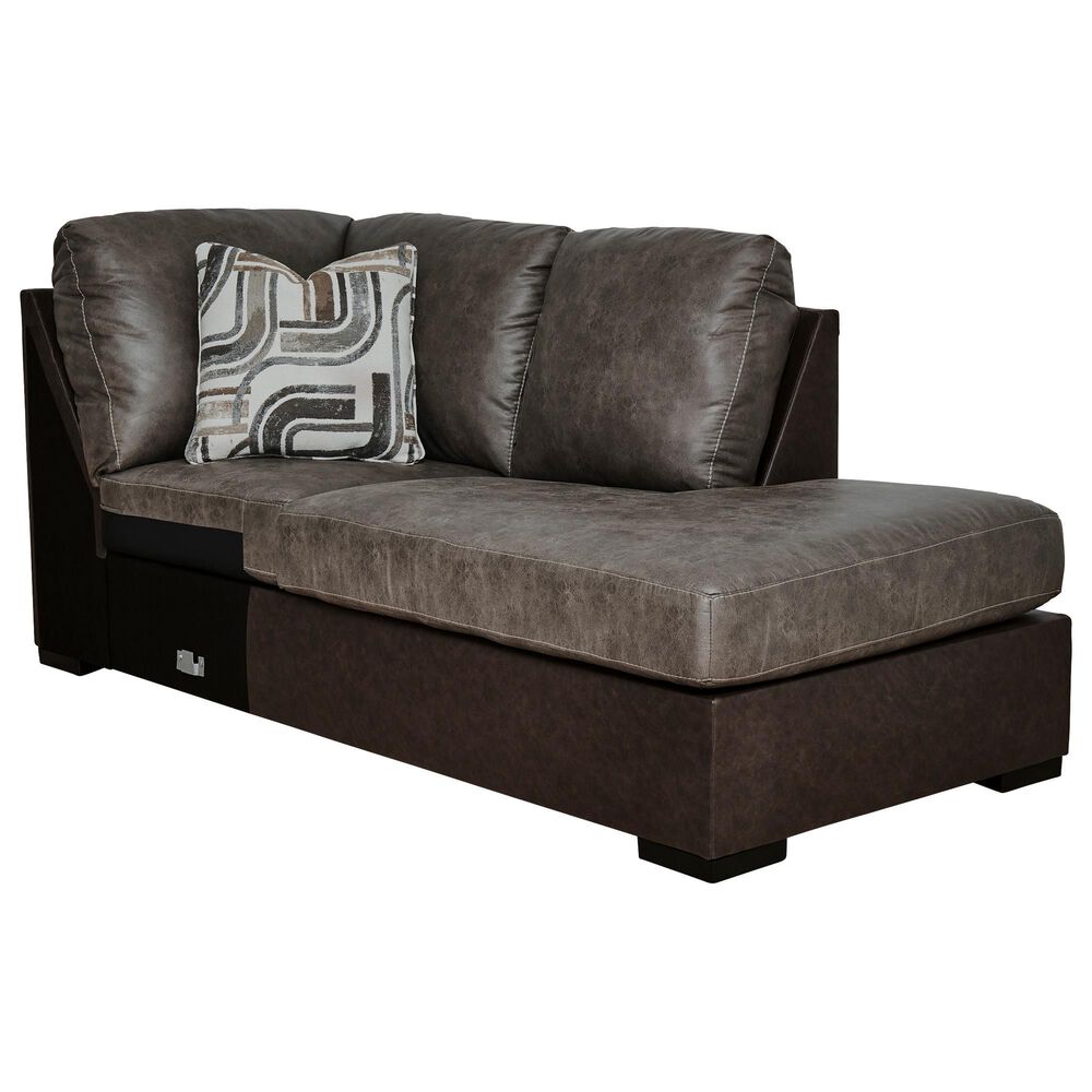 Ashley Castille Way 2-Piece Right Facing Sectional with Chaise in Fossil, , large