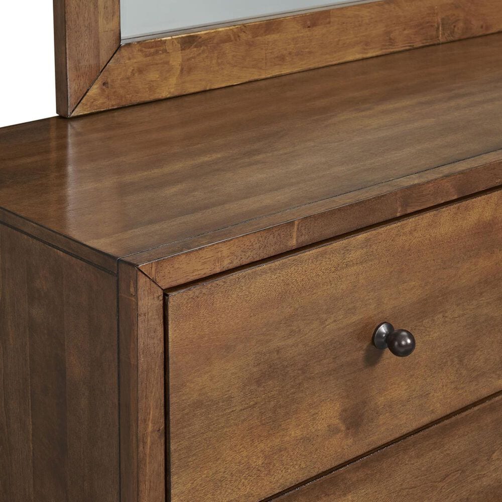 Martin Svensson Home Mid Century Modern 5-Piece King Platform Bedroom Set in Cinnamon, , large